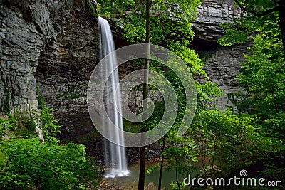 Ozone Falls in Westel, TN USA Stock Photo