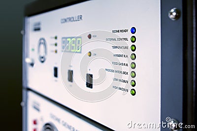 Ozone generator control Stock Photo