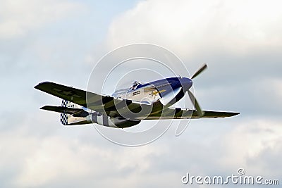 P-51D Mustang Excalibur Stock Photo