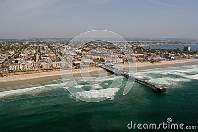 Pacific Beach Stock Photo