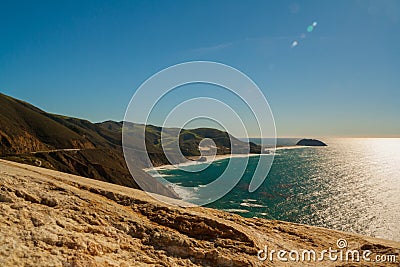 California Pacific coastline Stock Photo