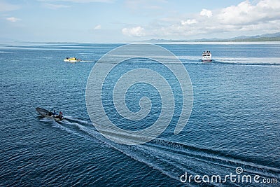 Pacific Ocean: Nautical Scene Editorial Stock Photo