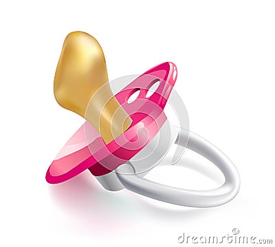 Pacifier Vector Illustration