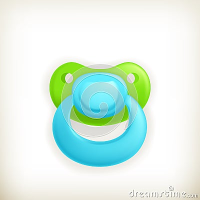 Pacifier, icon Vector Illustration