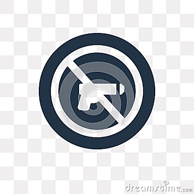 Pacifism vector icon isolated on transparent background, Pacifism transparency concept can be used web and mobile Vector Illustration