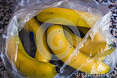 A pack of bananas Stock Photo