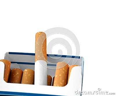 Pack of Cigarettes Stock Photo