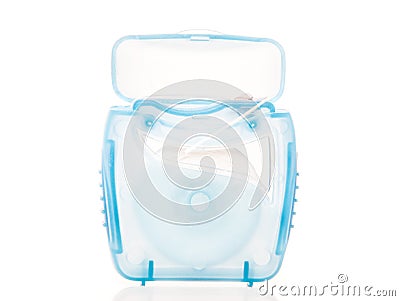 Pack of dental floss Stock Photo