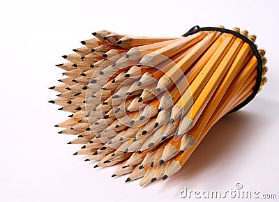 Pack of pencils Stock Photo