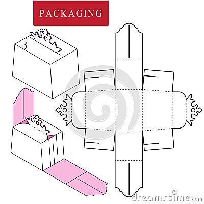 Packaging for cosmetic or skincare product Vector Illustration