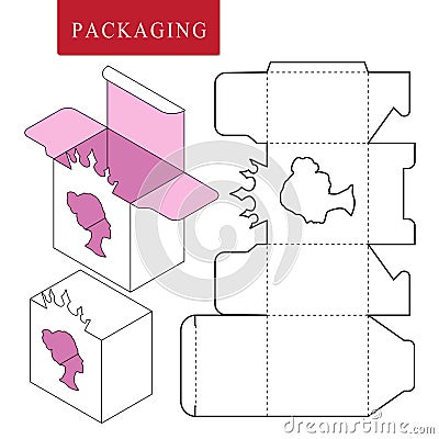 Packaging for cosmetic or skincare product Vector Illustration