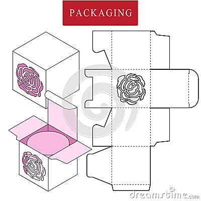 Packaging for cosmetic or skincare product. Vector Illustration