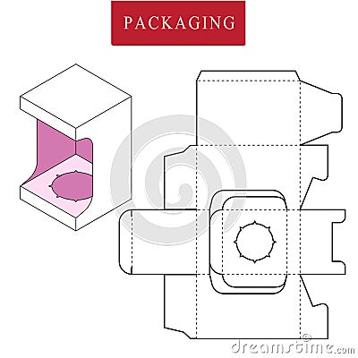 Packaging for cosmetic or skincare product. Vector Illustration