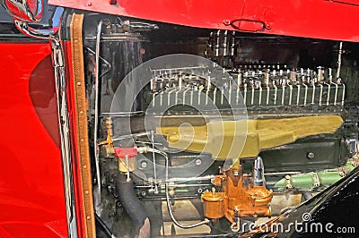 Packard Limousine Engine Editorial Stock Photo