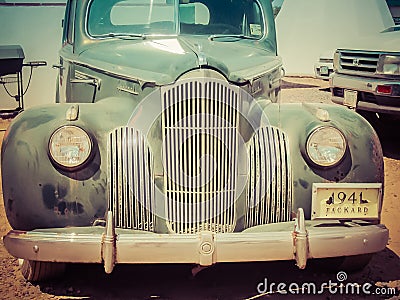 1941 Packard Vintage Car Editorial Stock Photo
