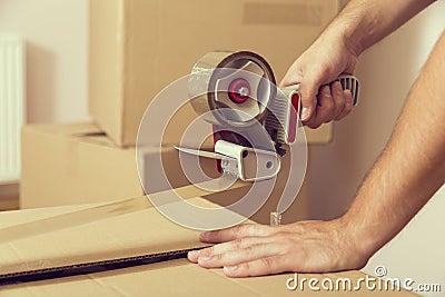 Packing Stock Photo