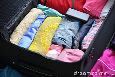 Packing for new journey Stock Photo