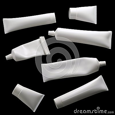 Packs of ointments Stock Photo