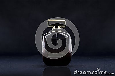 Packshot perfume bottle in studio Stock Photo