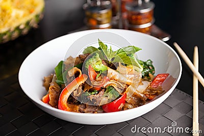 Pad Kee Mao Stock Photo