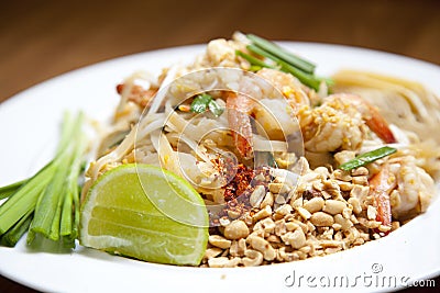 Pad Thai Stock Photo