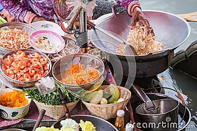 Pad Thai Stock Photo