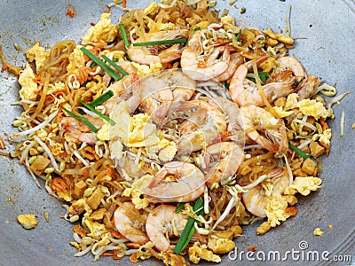 Pad thai Stock Photo