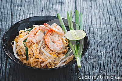 Pad Thai Stock Photo