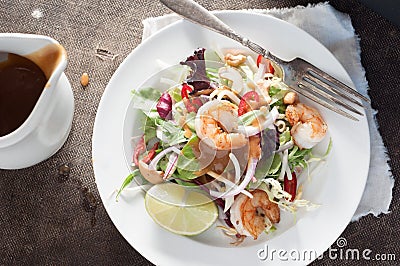 Pad Thai Salad Stock Photo