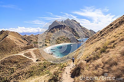 PADAR ISLAND, Komodo National Park, Indonesia Stock Photo