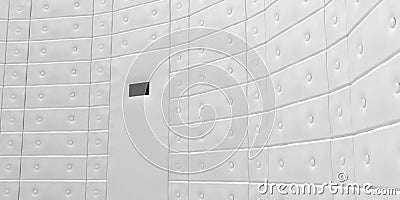 Padded white cell Stock Photo