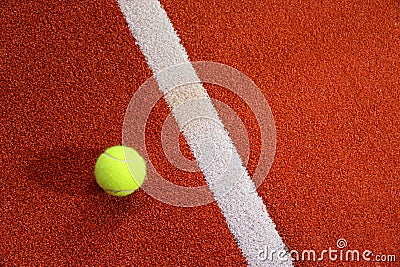 INDOOR PADDLE TENIS A COURT Stock Photo