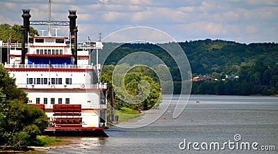 Paddle Boat - Rising Sun 3 Stock Photo