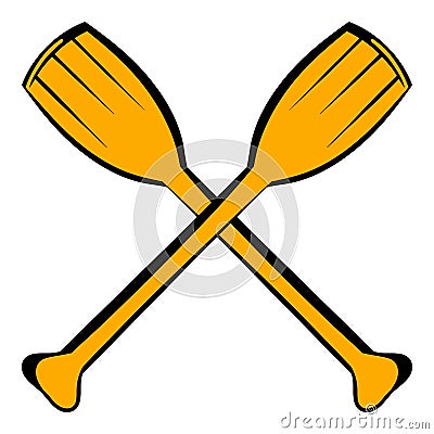 Paddle icon, icon cartoon Vector Illustration