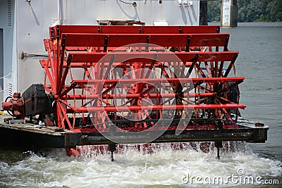 Paddle wheel Stock Photo