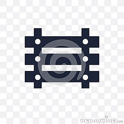 Paddock transparent icon. Paddock symbol design from Desert coll Vector Illustration