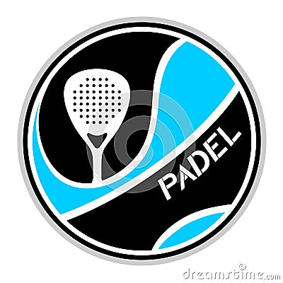 Padel symbol design Vector Illustration