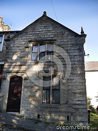 Headmasterâ€™s house c.1854 for the former National School Stock Photo