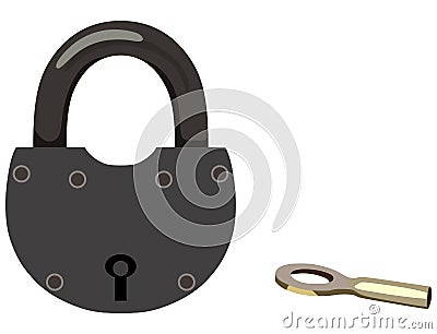 Padlock Vector Illustration