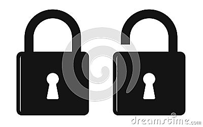 Padlock icon vector design Vector Illustration