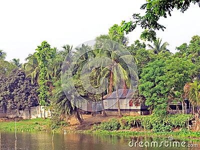 Padma River in Kushtia, Bangladesh Stock Photo