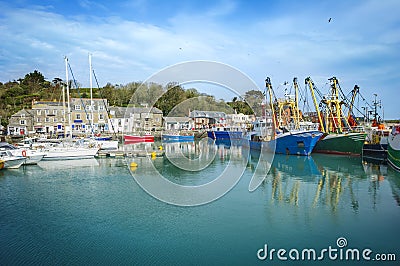 Padstow harbor Stock Photo