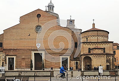 Padua Cathedral, Duomo di Padova, Basilica Cattedrale di Santa Maria Assunta Editorial Stock Photo