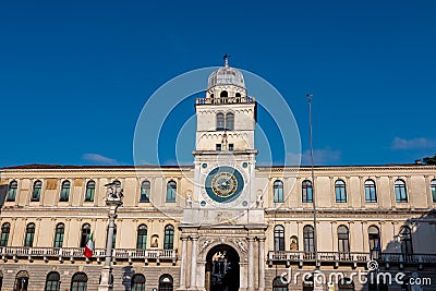 Padua - View on the astronomical clock tower on Piazza dei Signori in Padua, Veneto, Italy Stock Photo