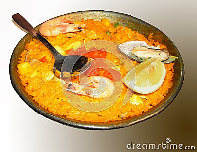 Paella Stock Photo