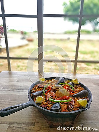 Paella Stock Photo