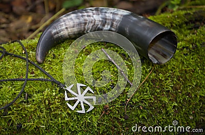 Pagan symbolism. Stock Photo