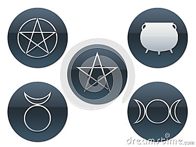 Pagan Symbols Stock Photo