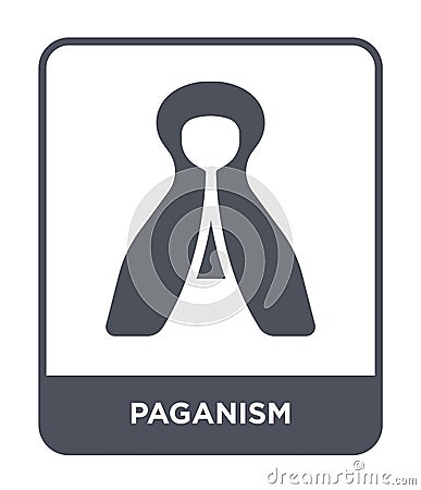 paganism icon in trendy design style. paganism icon isolated on white background. paganism vector icon simple and modern flat Vector Illustration