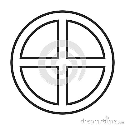 Paganism symbol icon Stock Photo